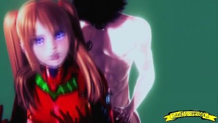 Asuka EVA-02 3D HENTAI