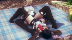 Attack on Titans – Annie & Mikasa Lesbian sex
