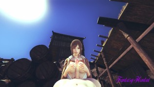 Attack on titans Hentai – Sasha is fucked while on a mission and enjoys like a bitch