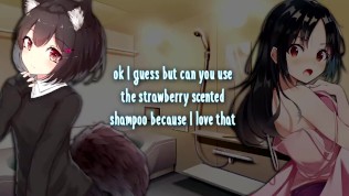 Bathing Stubborn Wolfgirl [ft dudetlewd]