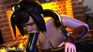 [Blacked] Mei BlowJob [Grand Cupido]( Overwatch )