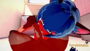 BNA Hentai – Michiru Yiff at Toilet 2/3