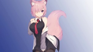 Busty Kitsune Teacher Gets Turned On After Catching You Drawing Lewd Art In Class!