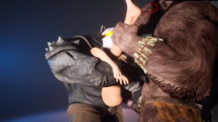 Cleo vs Monster Cocks