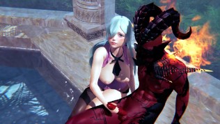 Demon hard fuck in the mouth of princess elizabeth