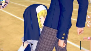 【エロゲコイカツ！ ]火（火）シスターアイリス3DCG巨乳アニメ動画【変態ゲームコイカツ！ シスターアイリス（アニメ3DCGビデオ）