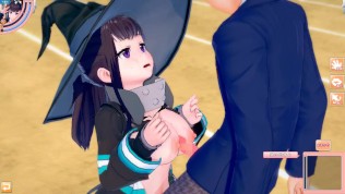 【エロゲーコイカツ！】炎炎ノ消防隊(Fire Force) 茉希尾瀬3DCG巨乳アニメ動画[Hentai Game Koikatsu! Maki Oze(Anime 3DCG Video)]