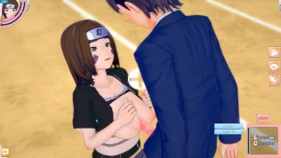 【エロゲーコイカツ！】Naruto(ナルト疾風伝) のはらリン3DCG巨乳アニメ動画[Hentai Game Koikatsu! Rin Nohara(Anime 3DCG Video)]