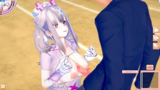 【エロゲーコイカツ！】VTuber 健屋花那3DCG巨乳アニメ動画(バーチャルYoutuber)[Hentai Game Koikatsu! Sukoya Kana(Anime 3DCG Video)