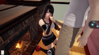 最终幻想7重制版 蒂法大胸帮你按摩