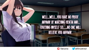 Facefucking The Nerd Girl After You Caught Her…[Audio]