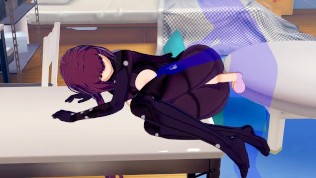 Fate/Grand Order — Scáthach(3D HENTAI)