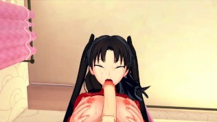 Fate/stay night Sex with Rin Tohsaka (3D HENTAI)