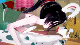 Furry Hentai 3D Yiff – Bull with Rabbit have Hard Sex