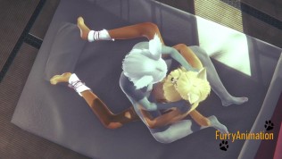 Furry Hentai – Fox & Rabbit Fuck and crempie