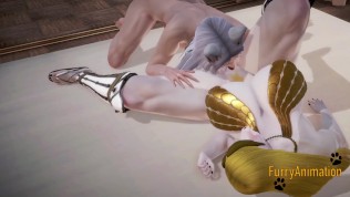 Furry Hentai – Wolfboy & White Horse Hard Sex