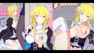 [Hentai Game Koikatsu! ]Have sex with Re zero Big tits Frederica. 3DCG Erotic Anime Video.