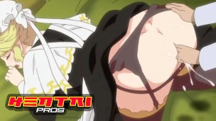 Hentai Pros – Sexy Maid Maria Welcomes Her Customer & Sucks His Cock & Gets His Cum In Her Mouth