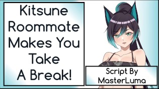Kitsune Roommate Makes You Take A Break! Wholesome