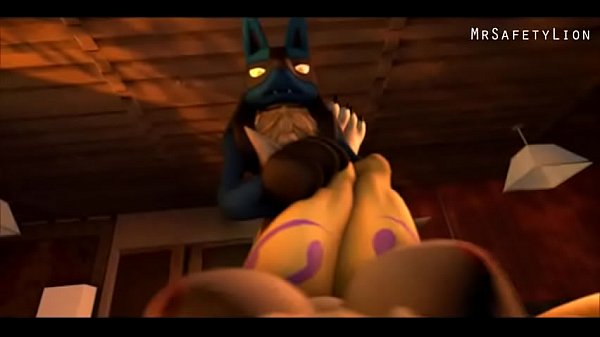 Lucario X Renamon (MrSafetyLion)