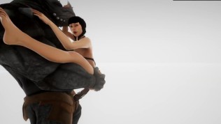 Monster Cock x Busty Model