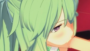 Neptunia – Green Heart 3D Hentai