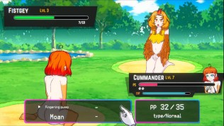 Oppaimon [Hentai Pixel game] Ep.4 Rafapfap ripped clothes in pokemon parody