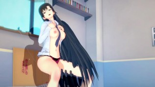 [OreGairu] Shizuka Hiratsuka(3d hentai)