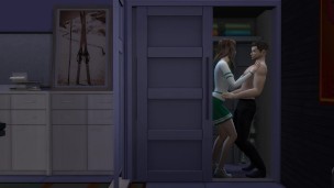 Petite Teen Cheerleader Fucks Hot Professor – (My Art Professor – Episode 2) – Sims 4