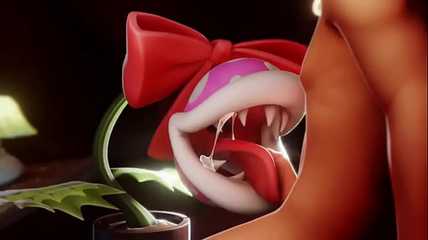 Planta carnívora chupando o pau do seu dono