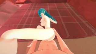 POV fucking Natsumi, she lets you cum inside. Date a Live Hentai.