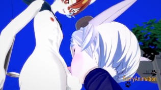 Ratchet & Clank Pokemon Hentai – Lombax Rift having sex with Cinderace