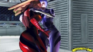 Rei Ayanami and Asuka Langley 3D SFM HENTAI