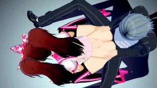 Rise Kujikawa gets fucked live onstage, lets him cum in her pussy – Persona 4 Hentai.
