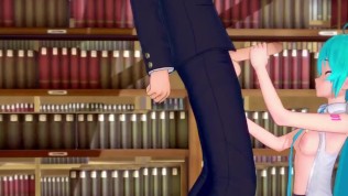 Schoolgirl Miku Loves Cock {コイカツ!/3D Hentai}