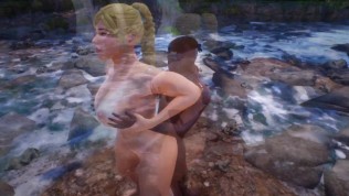 Skinny boy x Big ass blonde