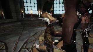skyrim spider queen and Spriggan girl 3p porn