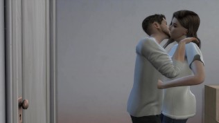 Student Teases Professor To Come Inside – (My Art Professor – Episode 5) – Sims 4 – 3D Hentai