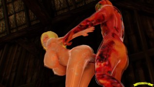 The barn on the crystal lake (3D Animation Porn) Monster Cock 4K