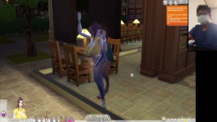 The Sims 4: Hot sex in the library with the eldest