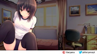 Tomboy Friend ‘Helps’ You Under The Desk