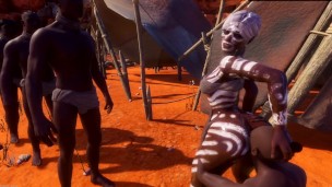 Tribe Orgy 3D Part 1