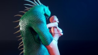 Two cocks Monster x Busty ReadHead