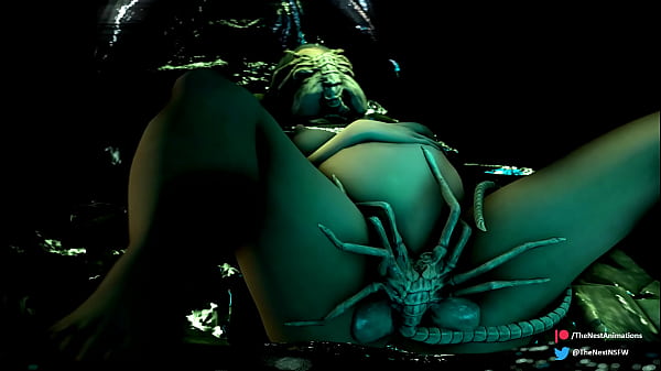 Zafina gets banged by facehuggers