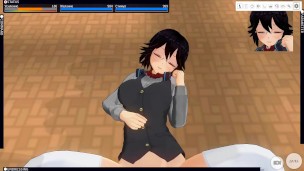3D HENTAI POV schoolgirl rides your dick