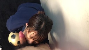 A huge chin is inserted in a big ass in a uniform.