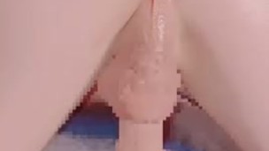 四つん這いで感じてる彼❤️精子を最後まで搾り取った【日本人素人HENTAIカップル個人撮影55】