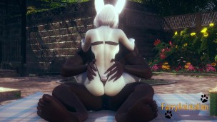 Furry Hentai – Devil Wolf Fucks Rabbit