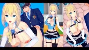 [Hentai Game Koikatsu! ]Have sex with Big tits Vtuber Mirai Akari.3DCG Erotic Anime Video.