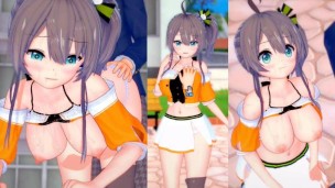 [Hentai Game Koikatsu! ]Have sex with Big tits Vtuber Natsuiro Matsuri.3DCG Erotic Anime Video.